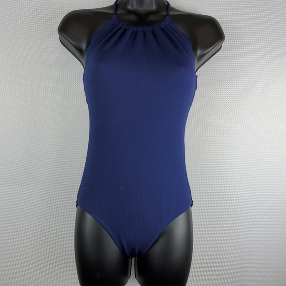 scalloped one piece swimsuit old navy